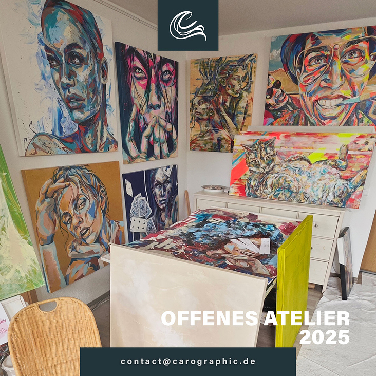 #offeneateliers #offeneateliersbrandenburg #TagdesoffenenAteliers #TdoA2025 #Cottbus #Lausitz #carographic #Carolyn-Mielke