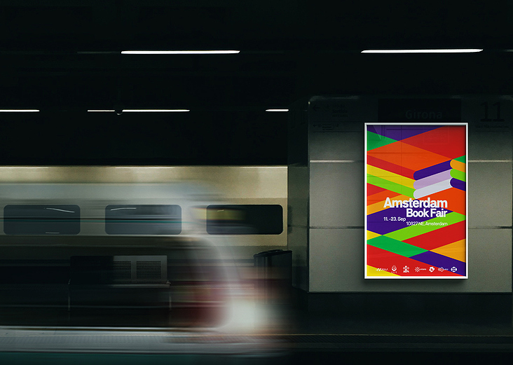Plakat in der U-Bahn