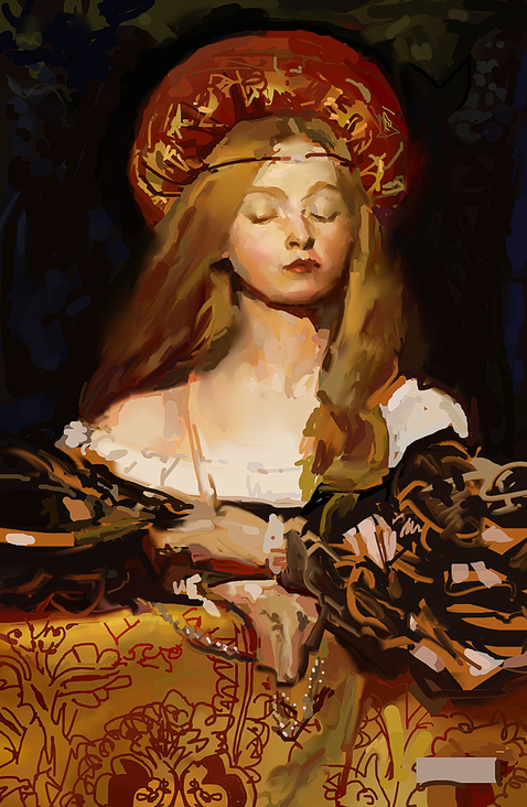 ‚Vanity‘ – F. C. Cowper (1907, Studie)