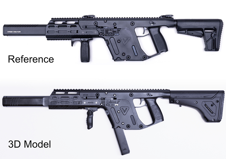 3D-Replika – Kriss Vector Gen 2
