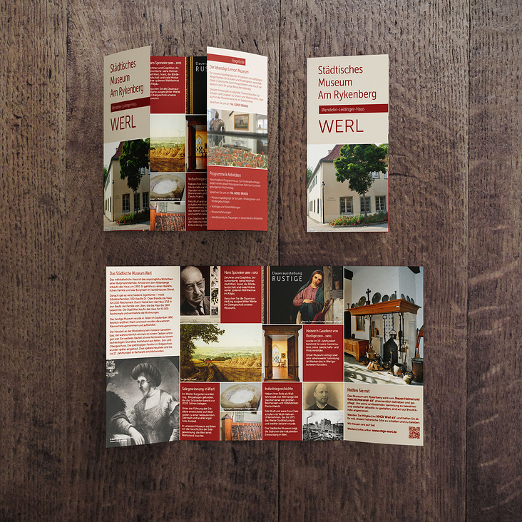 Folder des Städtischen Museums „Am Rykenberg“ der Wallfahrtsstadt Werl