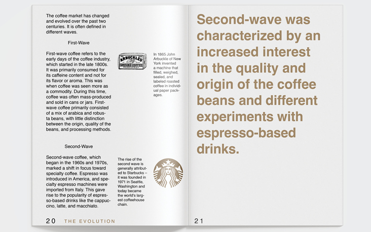 Brochure Kaffeecultur