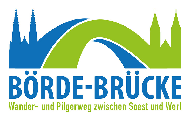 Logo für den Wander- und Pilgerweg „Börde-Brücke“
