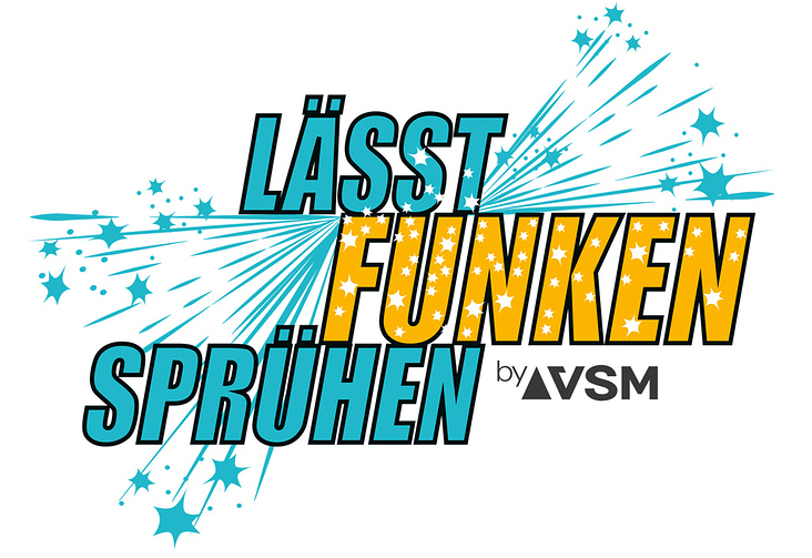 Das Wort-Bild-Motiv „LÄSST FUNKEN SPRÜHEN“ für die ACTIROX-Produkte