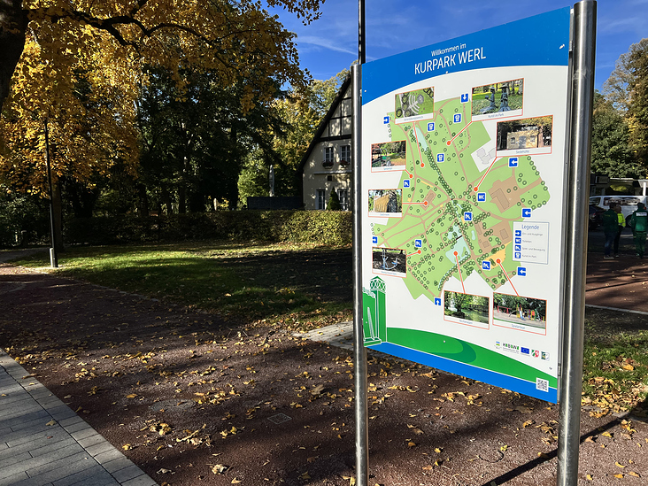 Beschilderung Kurpark der Wallfahrtsstadt Werl – Gestaltung und Layout