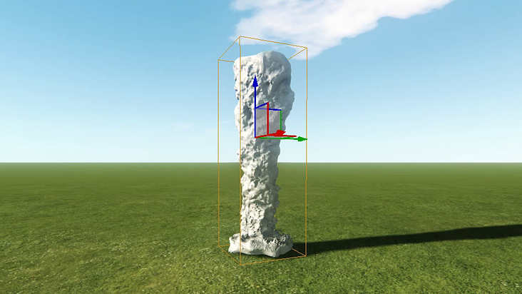 3D Scan des Tornado-Modells
