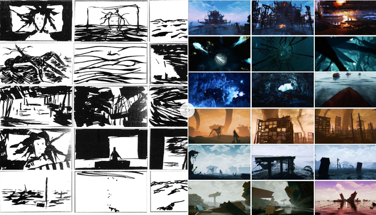Storyboard zu finaler Fassung