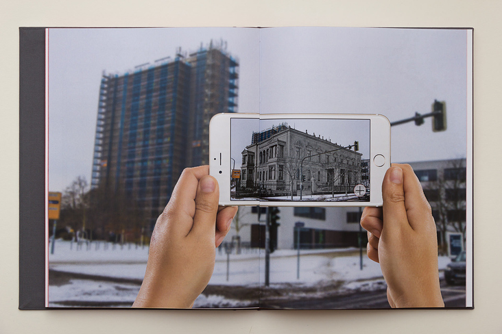 AR-Demonstration – Altbau überlagert Neubau per Smartphone