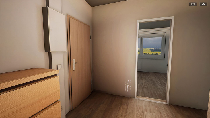 Beispiel-Screen der VR-Anwendung
