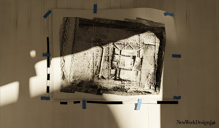 Detail-Ansicht aus der VR-Umgebung