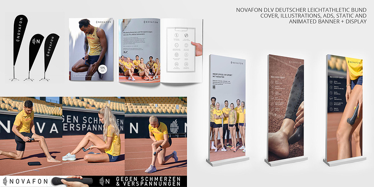 Banner Werbung Plakate Messe Branding