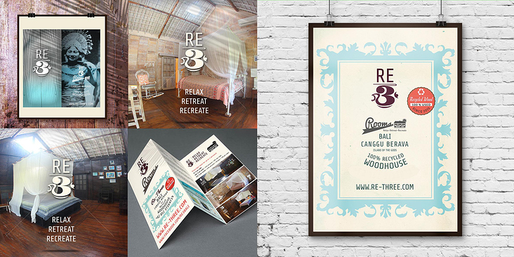 RE3 Branding Logo Design, Website Development, Interior Design, Fotografie,