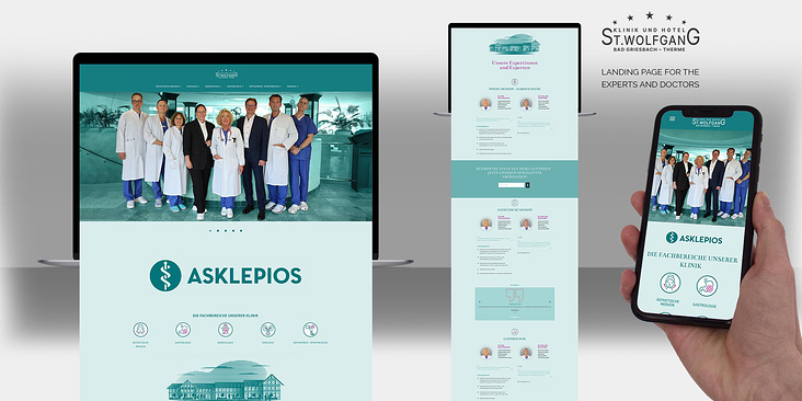 Landing Page Ärzte Klinik