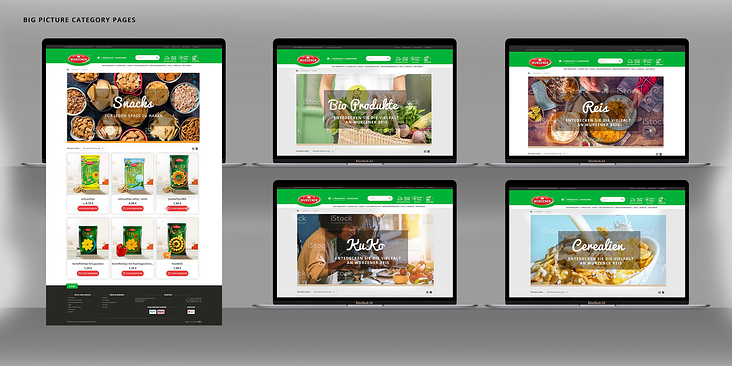 Webdesign, SEO, UI, UX, Subpages