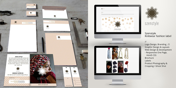 Logo, Labels, Briefpapier und Website