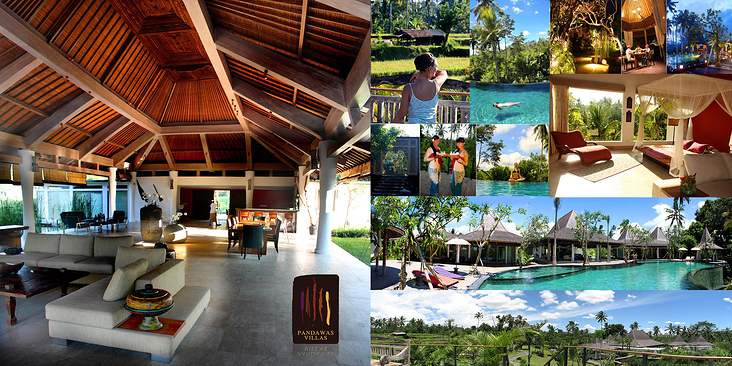 Pandawas 5 Star Villas Logo, Briefpapier, Website, Foto Shooting