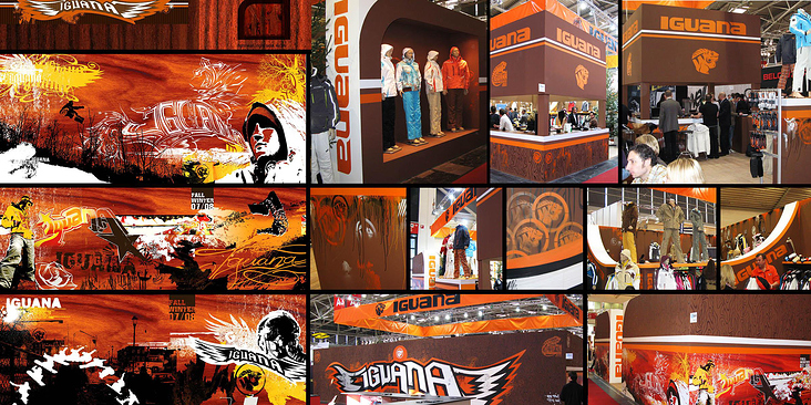 iguana Messestand