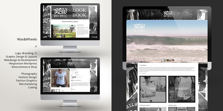 Logo, Briefpapier, Website, Foto Shooting, Fashion Design