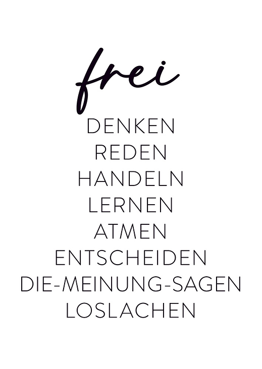 Karte „frei“