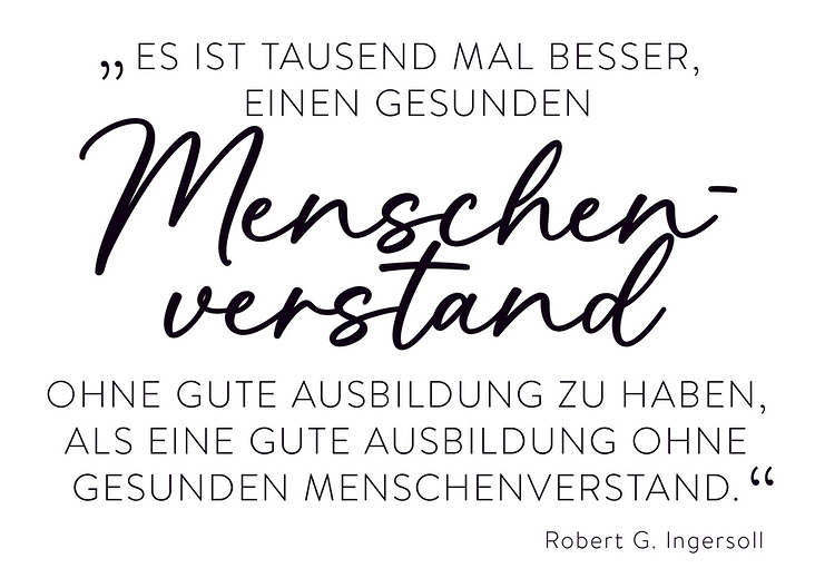 Karte „Menschenverstand“