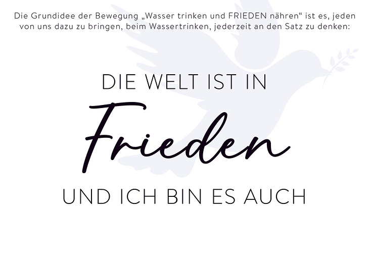 Karte „Frieden“