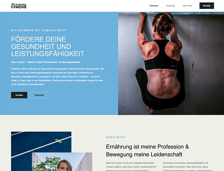 Webdesign – Kamana Move
