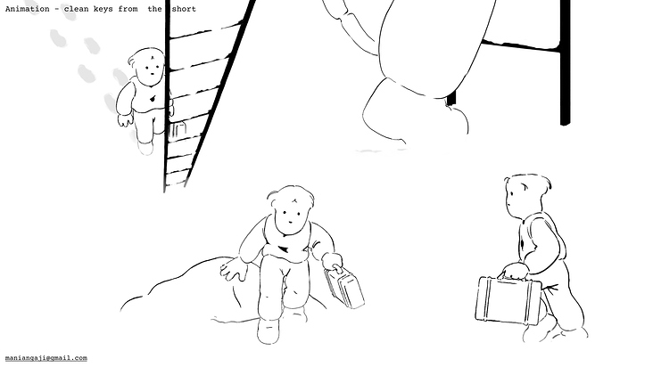 Animated short film „limen“ – Character Poses