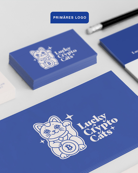 Corporate Design für Lucky Crypto Cats – illustratives Brand Design