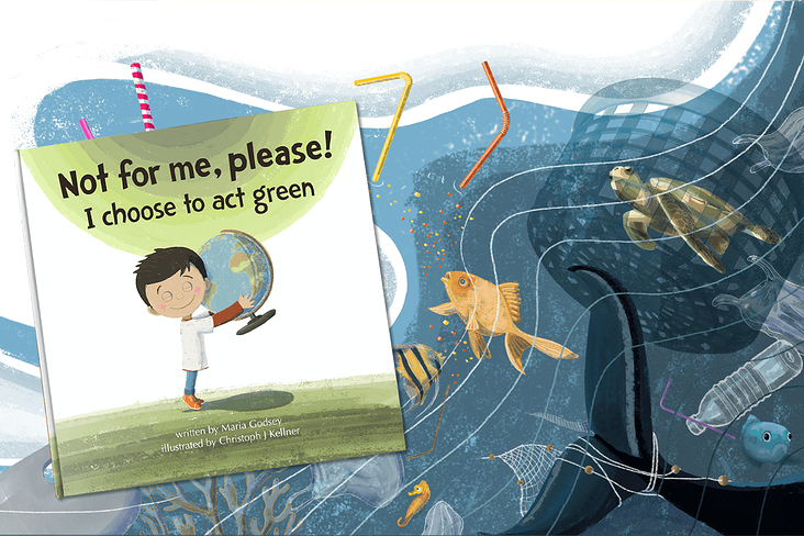 Kinderbuchillustration Not for me,please! I choose to act green