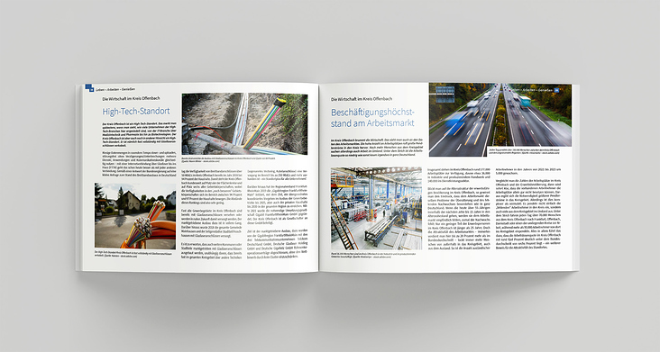 Broschuere Layoutdesign Coverdesign Imagebroschuere Printlayout