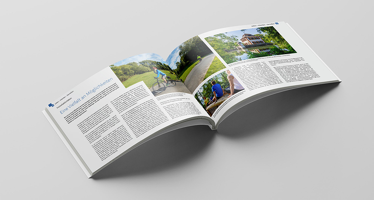Broschuere Layoutdesign Coverdesign Gemeinde broschuere Imagebroschuere