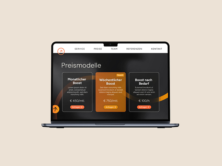 Webdesign Beispiel