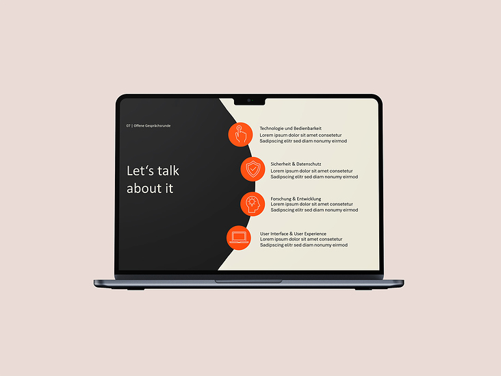 Präsentation Design Beispiel
