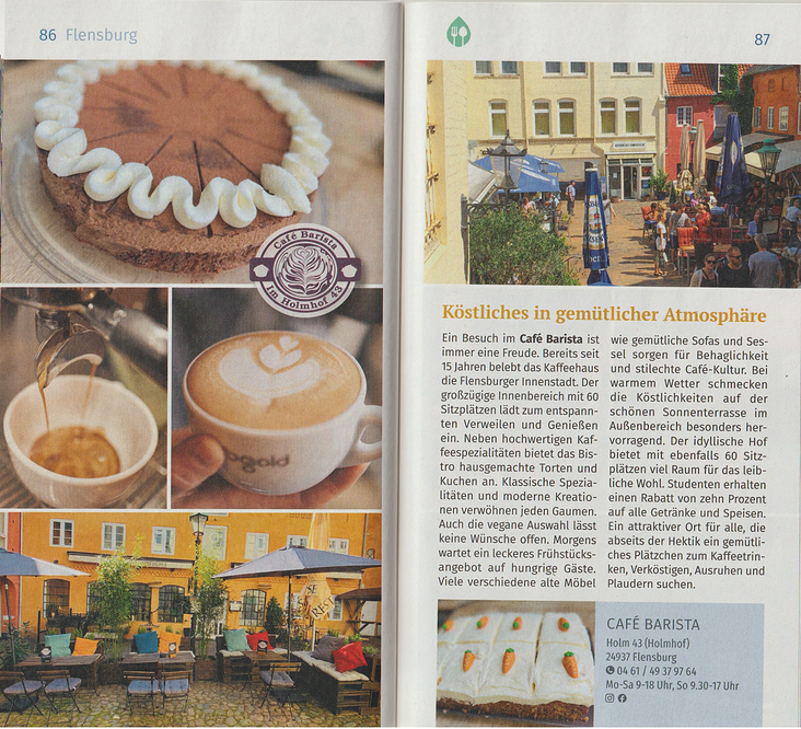 Advertorial-Text SH GUIDE Flensburg 2025/26: Cafe