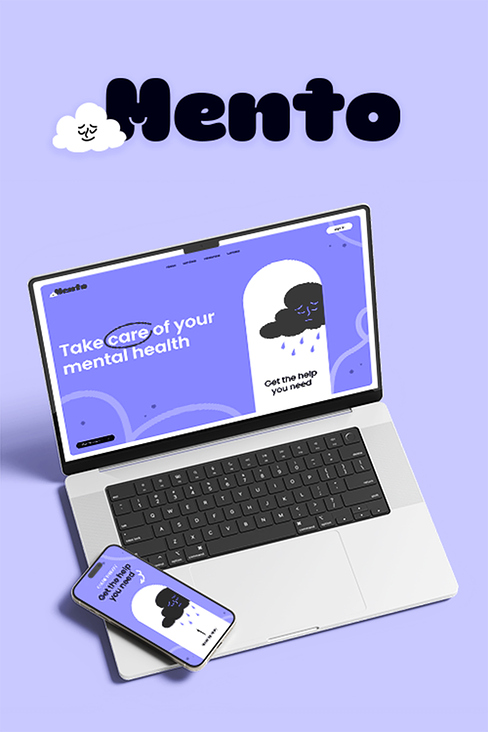 Projekt „Mento“ – Mockup des finalen Designs