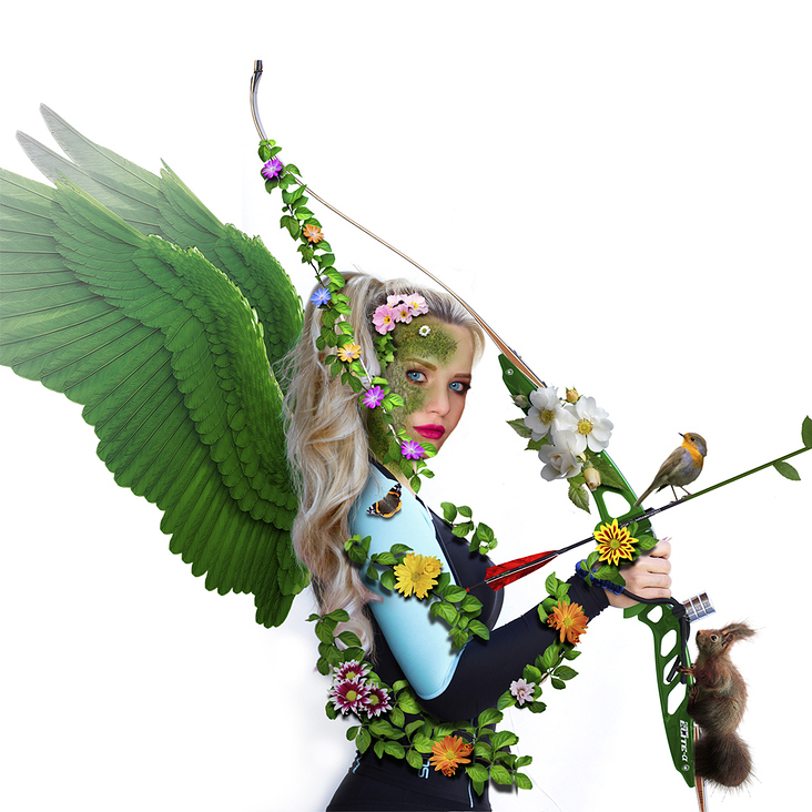 Fotomontage für die Startseite eines Internetauftritts im Bereich Gartenbau