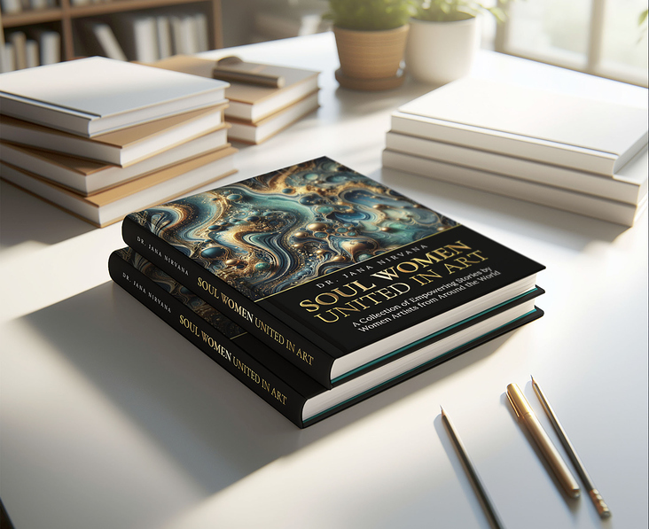 Buchcover – Szene Schreibtisch