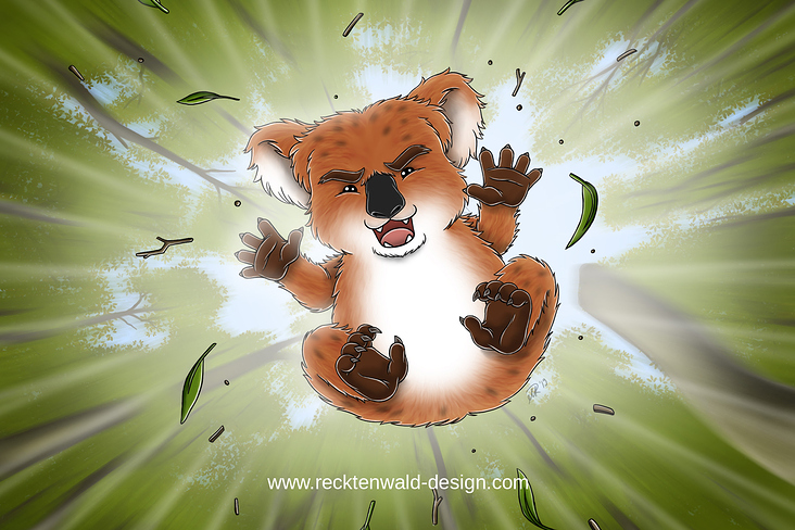Dropbear Illustration
