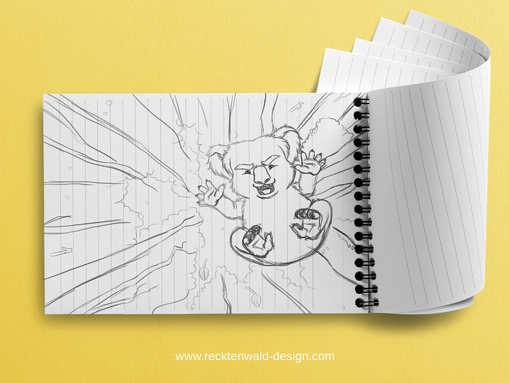 Dropbear Illustration