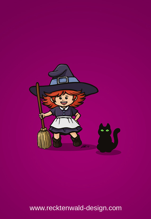 Illustration Hexe