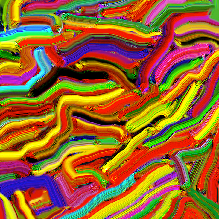 Impasto _  digital picture _ photo print _ 40,64 cm