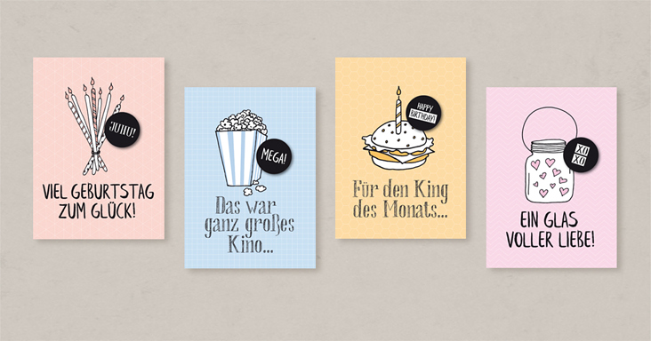 doodle postkartenserie – kunde: edition gollong