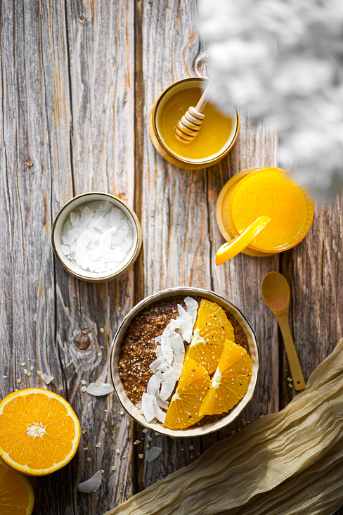 Orangen-Porridge