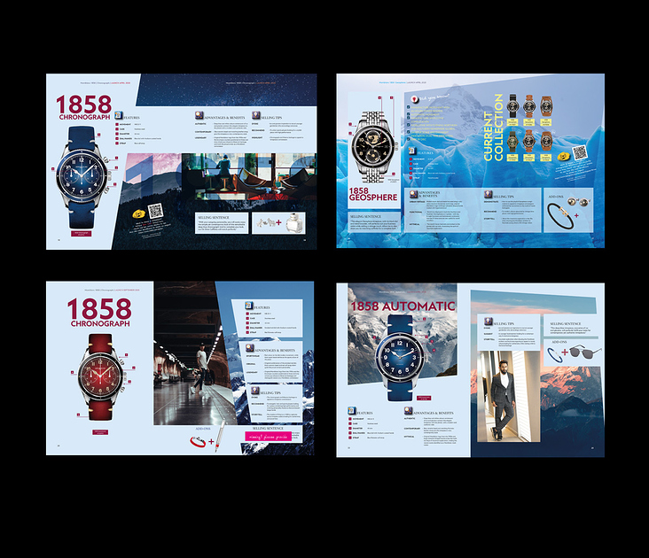 Montbblanc – Design des Novilties Katalog