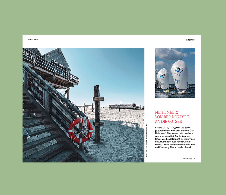 Nordbahn: Kundenmagazin