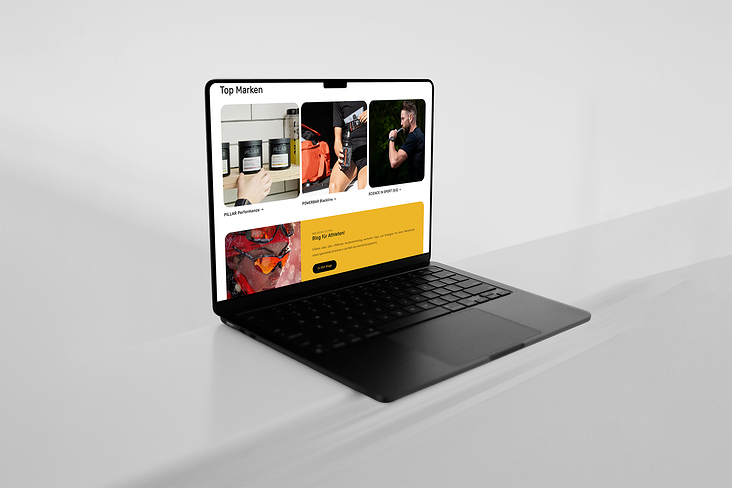 Endurance Gecko Shopify Onlineshop on MacBook