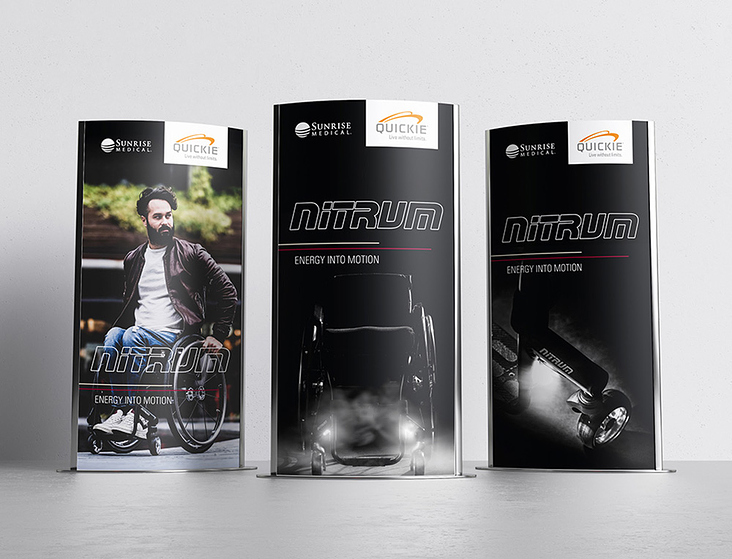 Sunrise Medical, Beispiel Displays