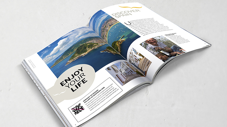 Geotoura Online Reisebüro; Beispiel Magazin