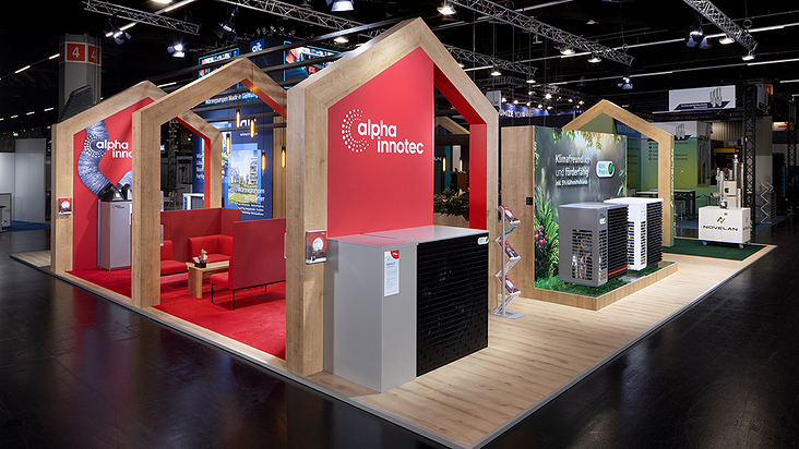 Messestand alpha Innotec