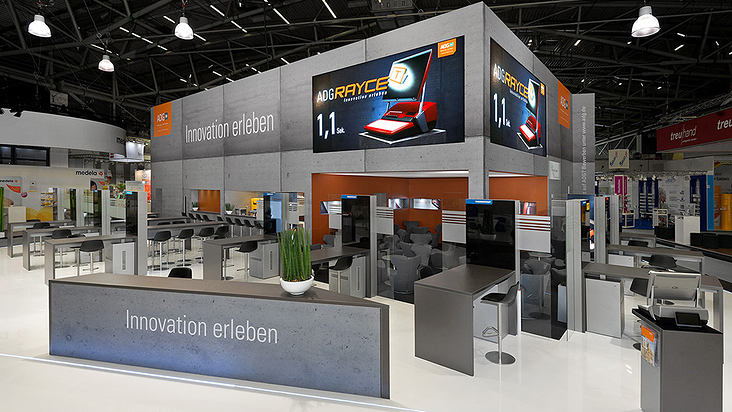 Messestand Expopharm, ADG Software für Apotheken